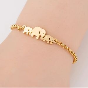 STAINLESS STEEL ELEPHANT BRACELET